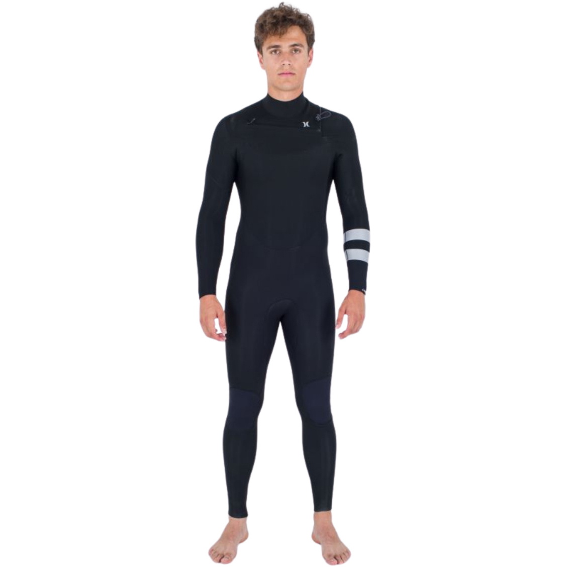 2026 Hurley Da Uomo Advant 3/2mm Chest Zip Muta MFS0013322 - Black